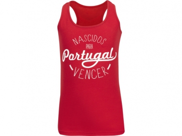 Mädchen Tanktop Sporttop Portugal Rot